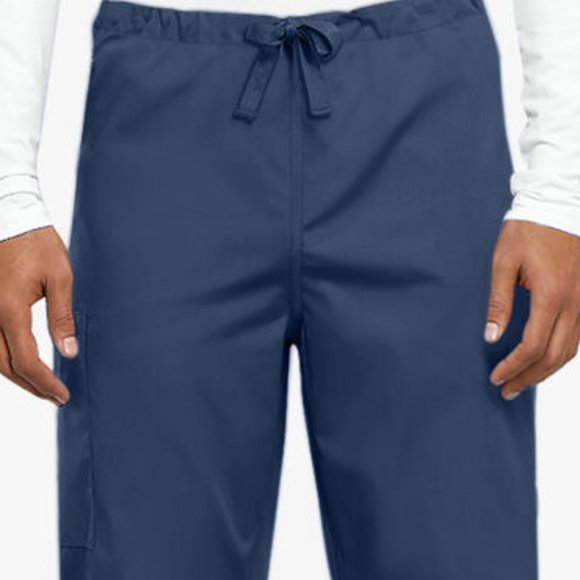 Cherokee Workwear Unisex Drawstring Cargo Scrub Pants - Picture 1 of 7